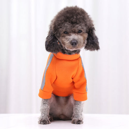 HKM-3834173 Reflective Polyester Sweater for Dogs and Cats – Bright Colors, Multiple Sizes Available