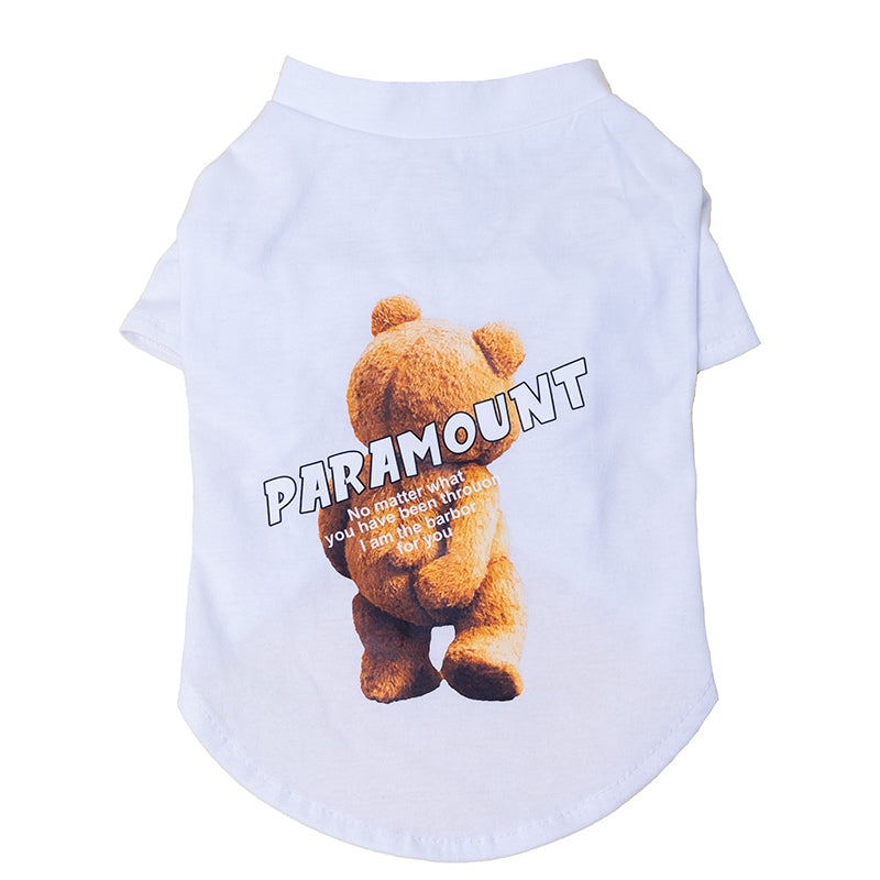 HKM-3834685 Casual Cotton T-Shirts for Pets and Adults in Various Colors and Sizes