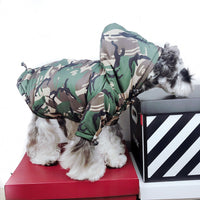 HKM-3835453 Waterproof Camouflage Dog Raincoat for All Sizes ¨C Windproof & Snowproof Design