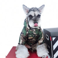 HKM-3835453 Waterproof Camouflage Dog Raincoat for All Sizes ¨C Windproof & Snowproof Design