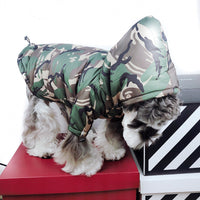 HKM-3835453 Waterproof Camouflage Dog Raincoat for All Sizes ¨C Windproof & Snowproof Design