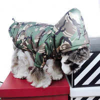 HKM-3835453 Waterproof Camouflage Dog Raincoat for All Sizes ¨C Windproof & Snowproof Design