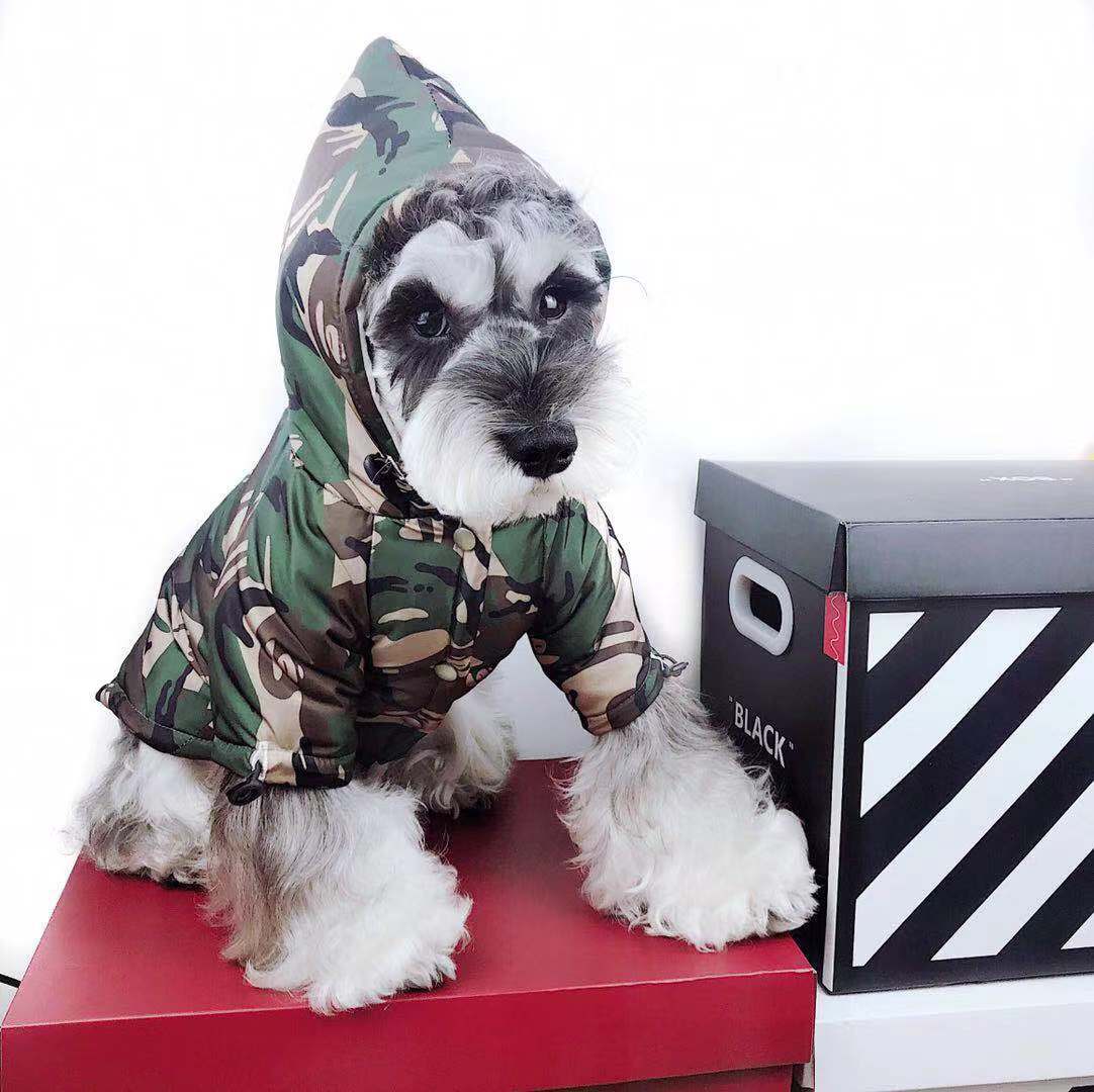 HKM-3835453 Waterproof Camouflage Dog Raincoat for All Sizes ¨C Windproof & Snowproof Design