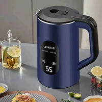 HKM-383571 1500W Stainless Steel Electric Kettle with 3.0L Capacity and Automatic Shut-Off for Home and Outdoor Use