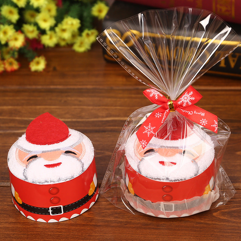 HKM-383571 Cotton Christmas Face Towel Gift Box