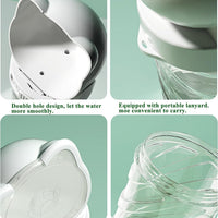 HKM-3836349 3-in-1 Portable Pet Water Bottle with Food Container and Waste Bag Dispenser for Dogs and Cats