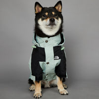 HKM-3836477 Light Green Windproof and Rainproof Large Dog Shell Jacket - Sizes S to 5XL