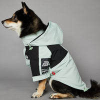 HKM-3836477 Light Green Windproof and Rainproof Large Dog Shell Jacket - Sizes S to 5XL
