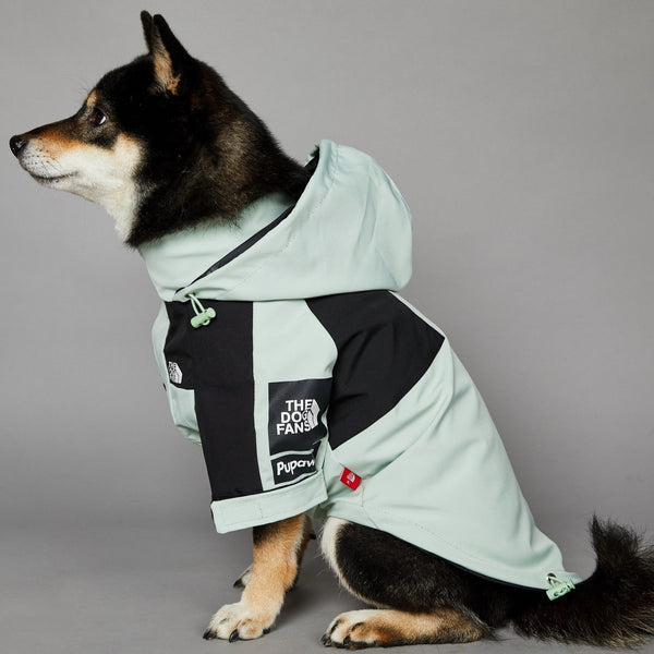 HKM-3836477 Light Green Windproof and Rainproof Large Dog Shell Jacket - Sizes S to 5XL