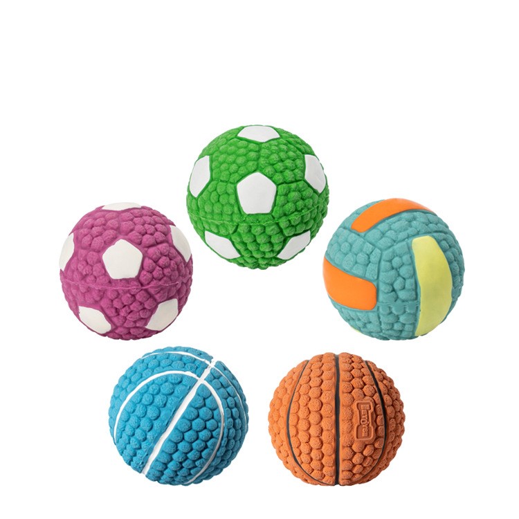 HKM-3837501 Pet Sounding Ball Toy in Various Sizes and Designs