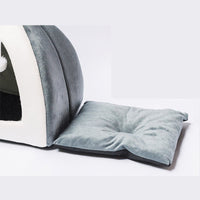 HKM-3838525 Rabbit Ear Nest for Cats and Dogs - Soft Arctic Velvet with PP Cotton, Multiple Sizes Available