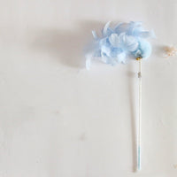 HKM-3839677 Cat Toy Stick with Bell, Feather Tassel & Bite Resistant Fur Ball - Multiple Colors Available