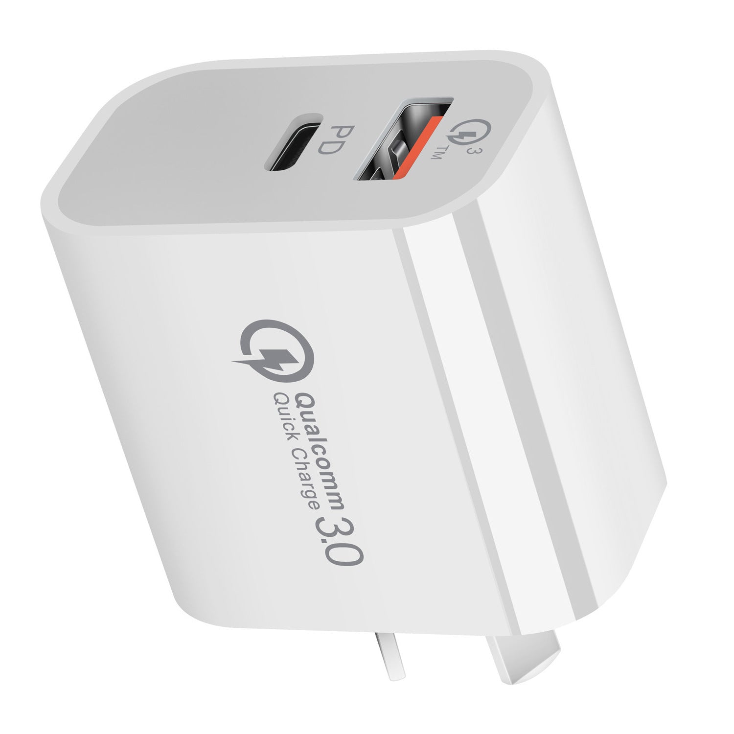 HKM-384019 18W Dual Port Australian Standard Charger with 2000mA Output, Compact Design