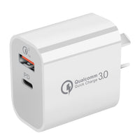 HKM-384019 18W Dual Port Australian Standard Charger with 2000mA Output, Compact Design
