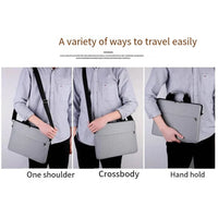 HKM-384019 Personalised Women's Tote Bag for Office Use - Stylish Laptop Messenger Bag with Sleeve Cover