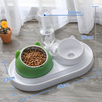 HKM-3840829 Double Stainless Steel Cat and Dog Bowl with Durable Design