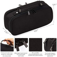HKM-384083 Custom Multi-Compartment Office Pen Organizer and Pencil Case for School Use