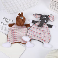 HKM-3842109 Bite-Resistant Velvet Fox Elephant Plush Toy for Cats and Dogs - Boredom Relief