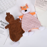 HKM-3842109 Bite-Resistant Velvet Fox Elephant Plush Toy for Cats and Dogs - Boredom Relief