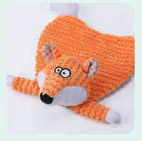 HKM-3842109 Bite-Resistant Velvet Fox Elephant Plush Toy for Cats and Dogs - Boredom Relief