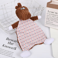 HKM-3842109 Bite-Resistant Velvet Fox Elephant Plush Toy for Cats and Dogs - Boredom Relief