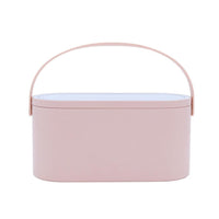 HKM-384211 Portable Makeup Mirror with LED Light and Touch Control, Ideal for Travel and Desktop Use