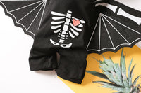 HKM-3843005 Stylish Black Bat Costume for Dogs - Transforming Pet Outfit in Various Sizes