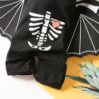 HKM-3843005 Stylish Black Bat Costume for Dogs - Transforming Pet Outfit in Various Sizes