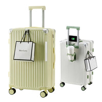HKM-384339 Travel Luggage Set - 3 Piece Soft Shell Suitcase Collection with Carry-On Bag