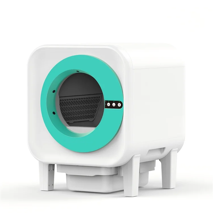 HKM-384403 Smart Automatic Self-Cleaning Cat Litter Box with Mobile Control and Spacious 70L Capacity