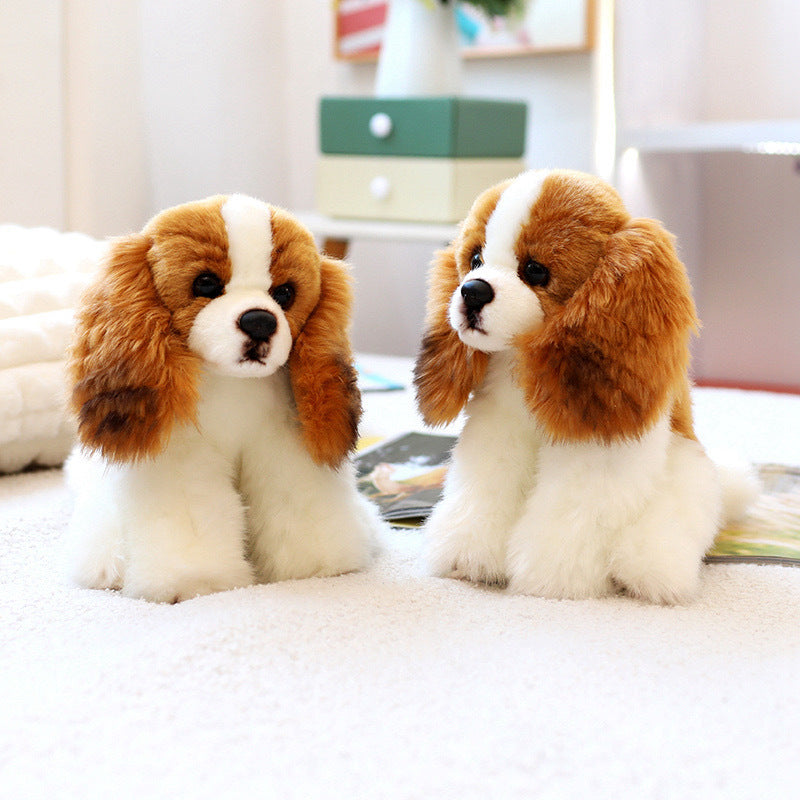 HKM-3844285 Beagle Plush Toy Simulation Doll – Cute Companion for Elderly & Children, 20cm