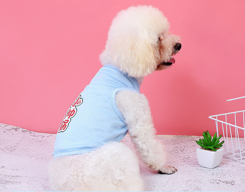 HKM-3845181 Versatile Polyester Dog Vest for Small Breeds - Fun Designs & Comfortable Fit