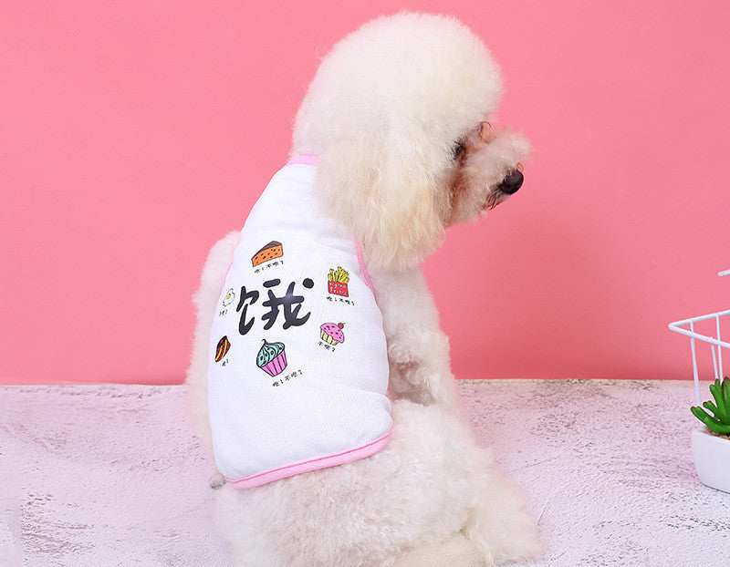 HKM-3845181 Versatile Polyester Dog Vest for Small Breeds - Fun Designs & Comfortable Fit