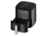 HKM-384531 Adjustable Thermostat Electric Air Fryer with Non-Stick Surface, 80-200℃ Temperature Control