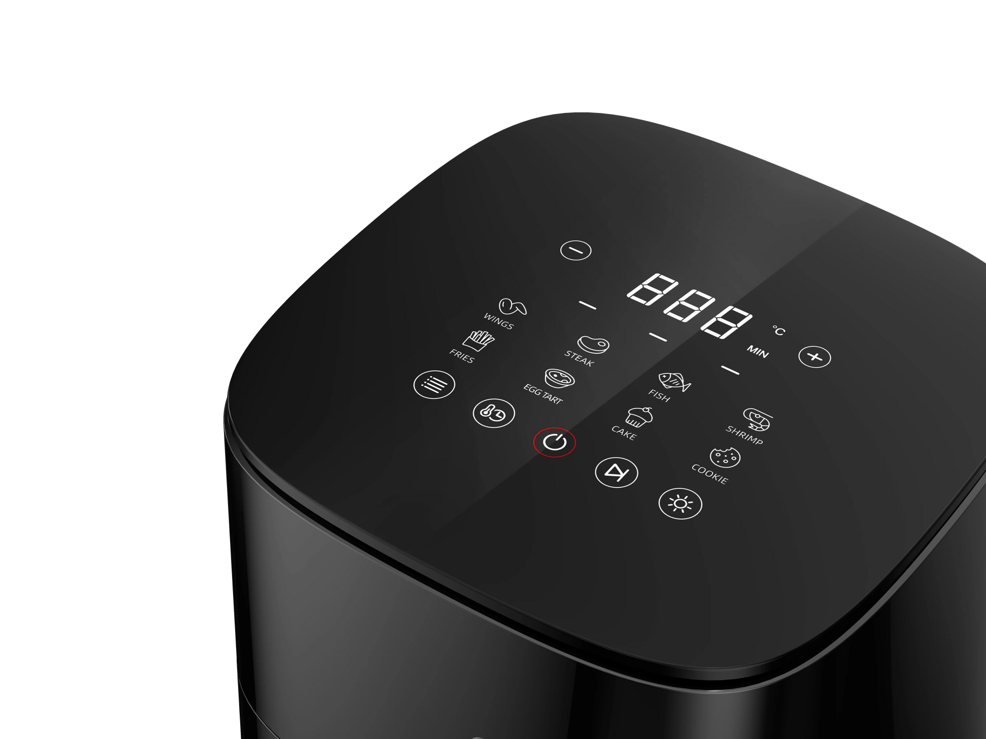 HKM-384531 Adjustable Thermostat Electric Air Fryer with Non-Stick Surface, 80-200℃ Temperature Control