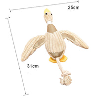 HKM-3845437 Plush Duck Sound Toy for Dogs - 25 x 31 cm, Soft Short Plush Material