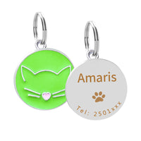 HKM-3846461 Cartoon Pet Collar Pendant in Multiple Colors for All Seasons