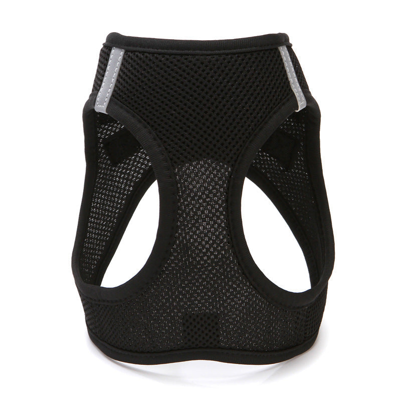 HKM-3849661 Mesh Cat Vest Harness with Traction Rope in Various Colors and Sizes