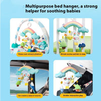 HKM-3851197 Newborn Comfort Rabbit Rattle Teether - Educational Toy for Emotional and Sensory Development