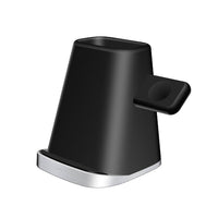 HKM-385171 Three-in-One Multifunctional Wireless Charger with QI Standard for Smartphones, Apple Watch, and AirPods - Black
