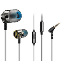 HKM-385171 Zinc Alloy In-Ear Wired Earphones with Moving Coil Technology, 120cm Cable Length, 100 dB Sensitivity