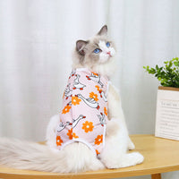 HKM-3852605 Fashion Minimalist Cat Spay and Neuter Clothing in Various Colors and Patterns