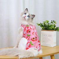 HKM-3852605 Fashion Minimalist Cat Spay and Neuter Clothing in Various Colors and Patterns