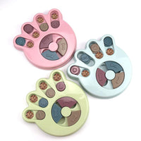 HKM-385299 Interactive Slow Feed Dog Bowl - Non-Toxic Plastic Pet Feeder with Non-Slip Base, 3 Color Options