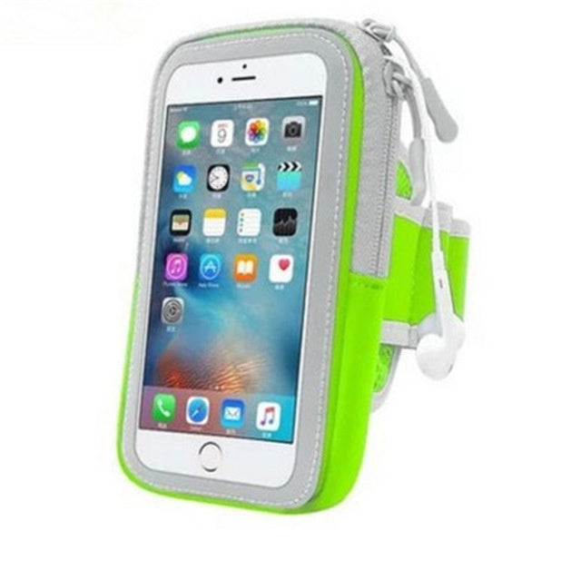 HKM-385363 Universal Sports Armband Holder for 4-6 Inch Mobile Phones - Anti-Fall Design for Running and Active Use