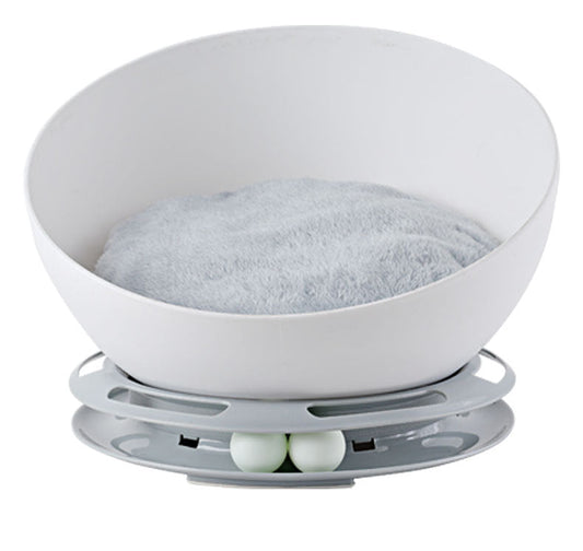 HKM-3854397 Eco-Friendly Semi-Circular Cat Tunnel Toy Nest - Single Layer Design for Playtime Fun