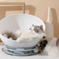 HKM-3854397 Eco-Friendly Semi-Circular Cat Tunnel Toy Nest - Single Layer Design for Playtime Fun