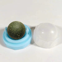 HKM-3854525 Cat Mint & Silver Vine Ball Toy with 360¡ã Rotation for Oral Health and Entertainment, Natural Non-Toxic Material