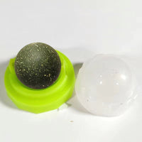 HKM-3854525 Cat Mint & Silver Vine Ball Toy with 360¡ã Rotation for Oral Health and Entertainment, Natural Non-Toxic Material