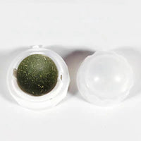 HKM-3854525 Cat Mint & Silver Vine Ball Toy with 360¡ã Rotation for Oral Health and Entertainment, Natural Non-Toxic Material